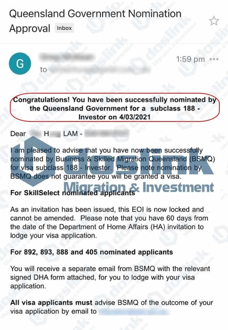 Bảo lãnh bang Queensland - Visa 188B Đầu tư trái phiếu Úc - 04/03/2021