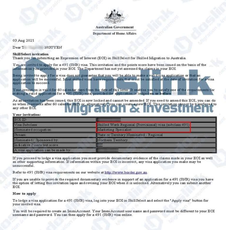 Bảo lãnh Bang Northern Territory - Visa 491