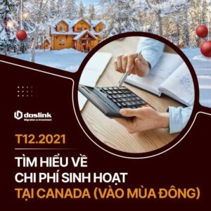 Tìm Hiểu Về Chi Phí Sinh Hoạt Tại Canada (Vào Mùa Đông)