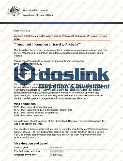 IMMI Grant Notification - H BUI -1