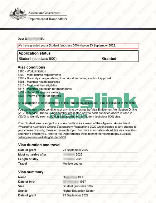IMMI Grant Notification_D BUI_1