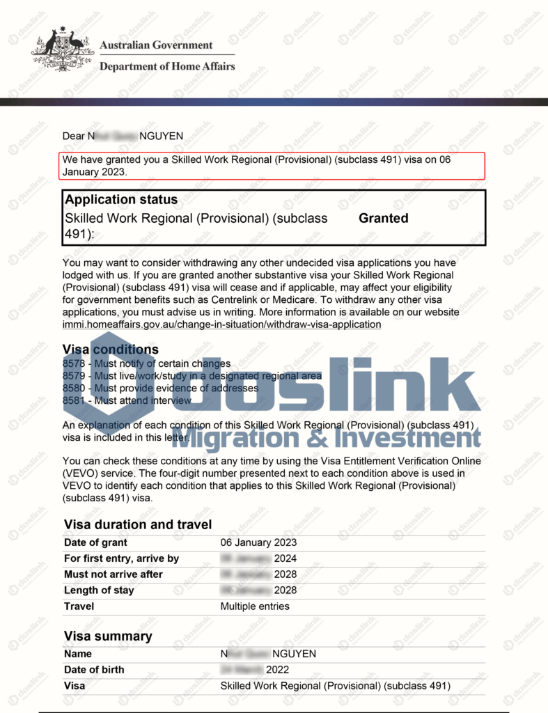 IMMI Grant Notification - NGUYEN Nhut Quoc-1