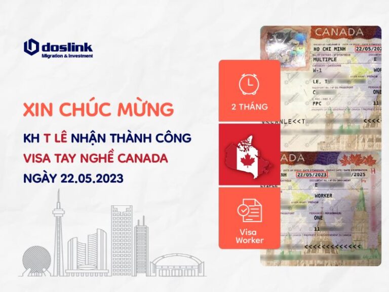 Visa worker Canada - open work permit xét 2 tháng - T Lê