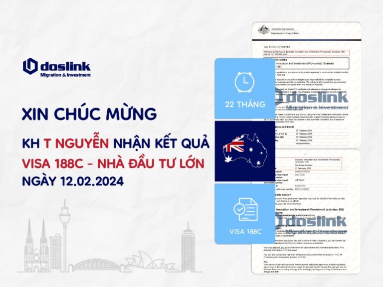 visa 188C nhà đầu tư lớn victoria