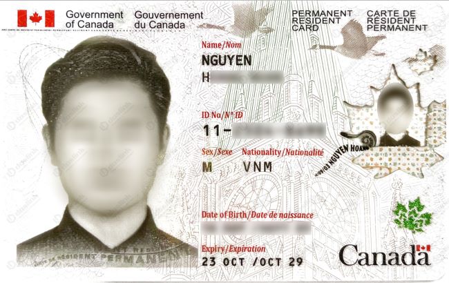 Khách hàng nhận thẻ PR Canada - Định cư Canada diện Startup Visa