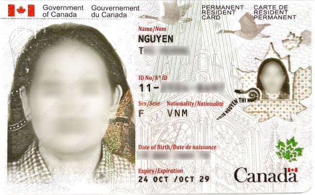 Khách hàng nhận thẻ PR Canada - Định cư Canada diện Startup Visa