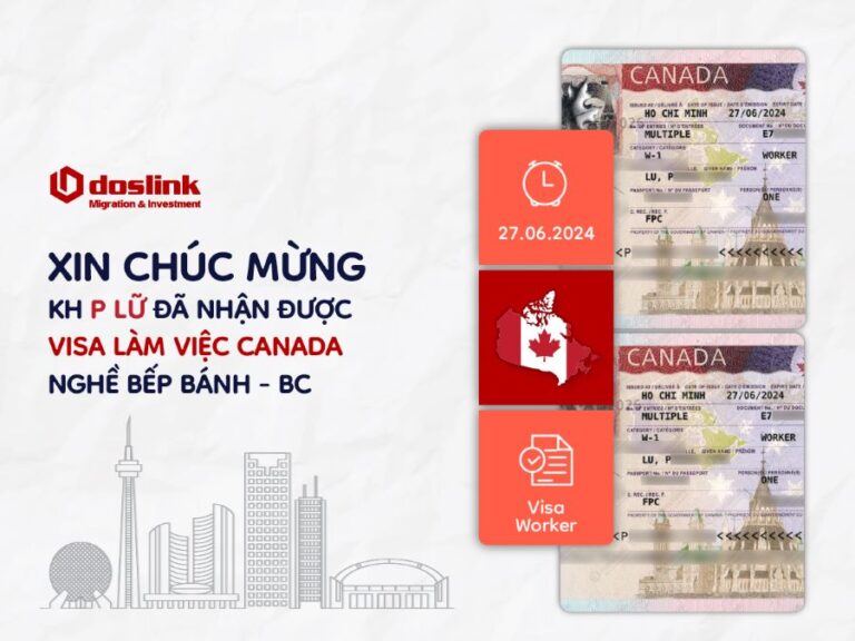 visa Canada diện tay nghề, vị trí bếp bánh
