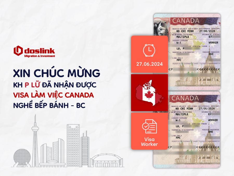 visa Canada diện tay nghề, vị trí bếp bánh
