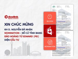 thư bảo lãnh nomination định cư PEI - D.Nguyễn