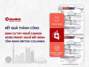 kết quả định cư canada diện tay nghề - work permit canada P. Lữ
