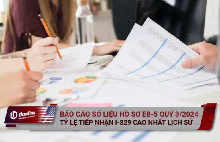báo cáo số liệu hồ sơ EB-5 Quý III/2024