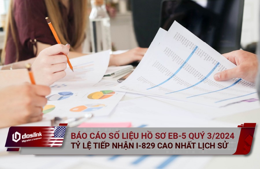 báo cáo số liệu hồ sơ EB-5 Quý III/2024