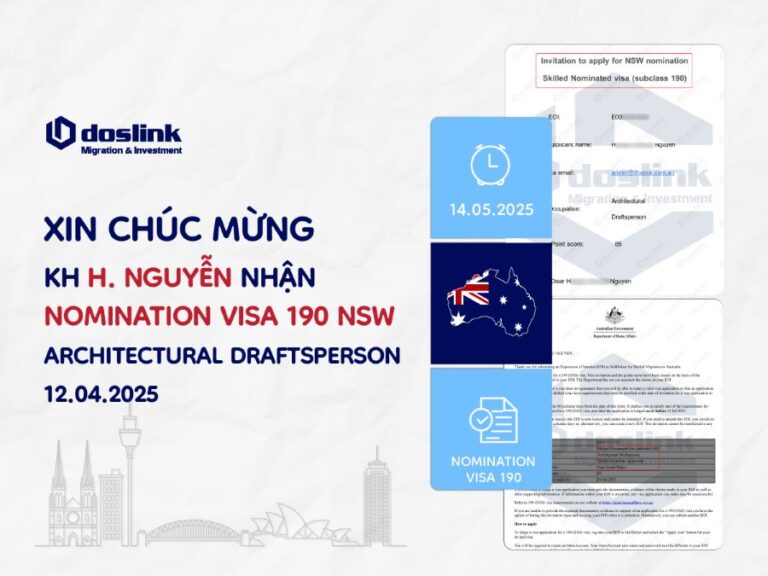 Bảo lãnh bang NSW visa 190 Architectural Draftsperson