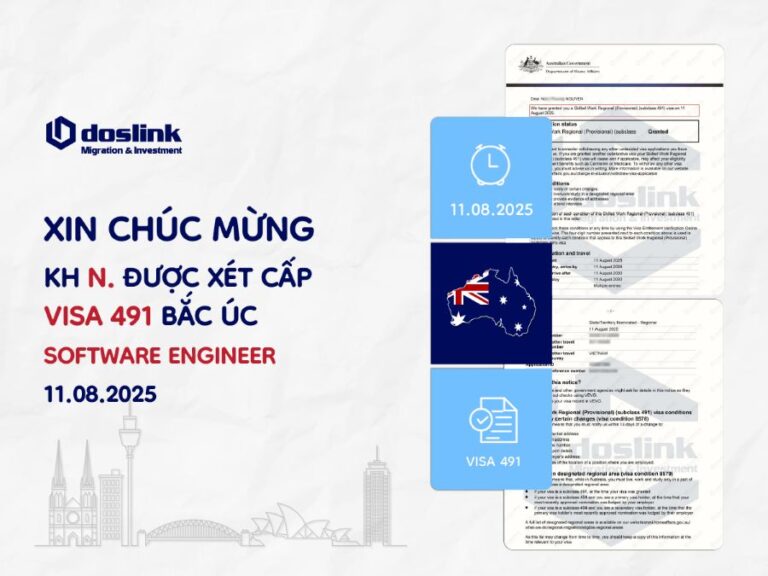 Visa 491 Bắc Úc - Software Engineer