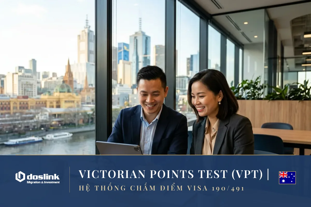 Victorian Points Test (VPT) | Hệ thống chấm điểm Visa 190/491 bang Victoria